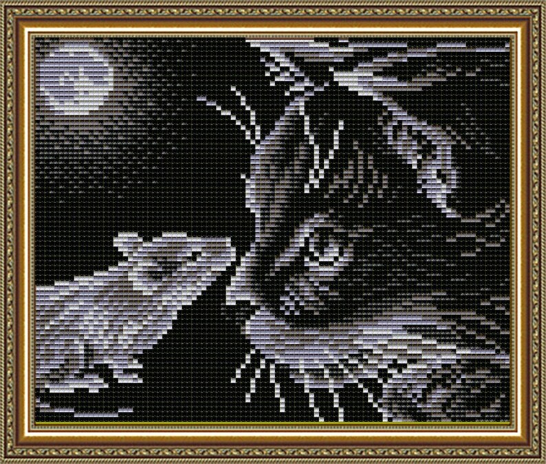 Full square drill Diamond embroidery kit 5D Diamond Mosaic for Adults and Kids DIY Diamond painting kit Monochrome Cat