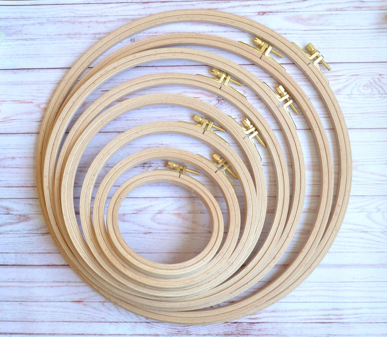 Aro de bordado Nurge aro de madera para bordado y punto de Etsy España