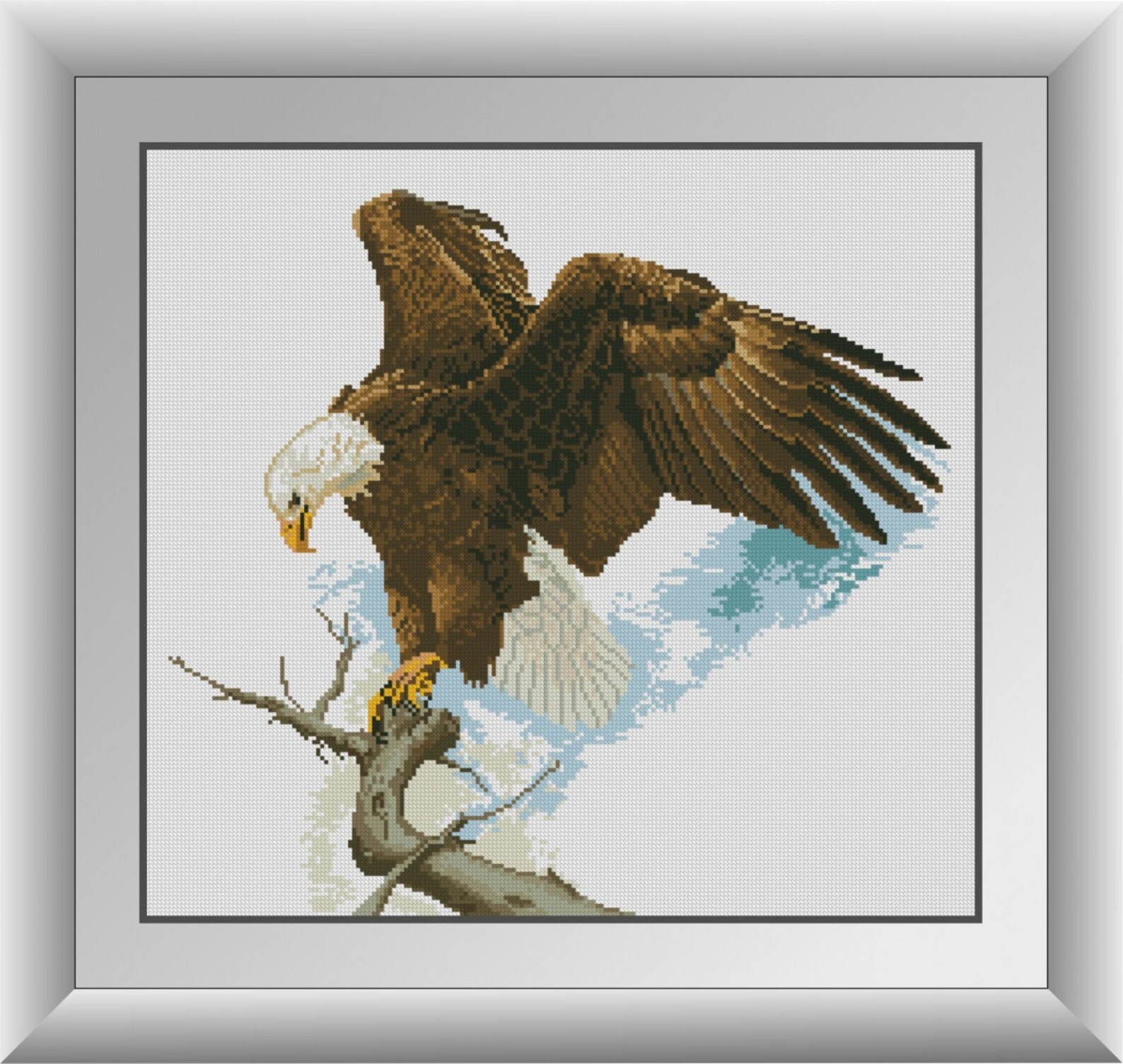 Eagle Bird DIY Diamond painting kit Full square drill Diamond | Etsy