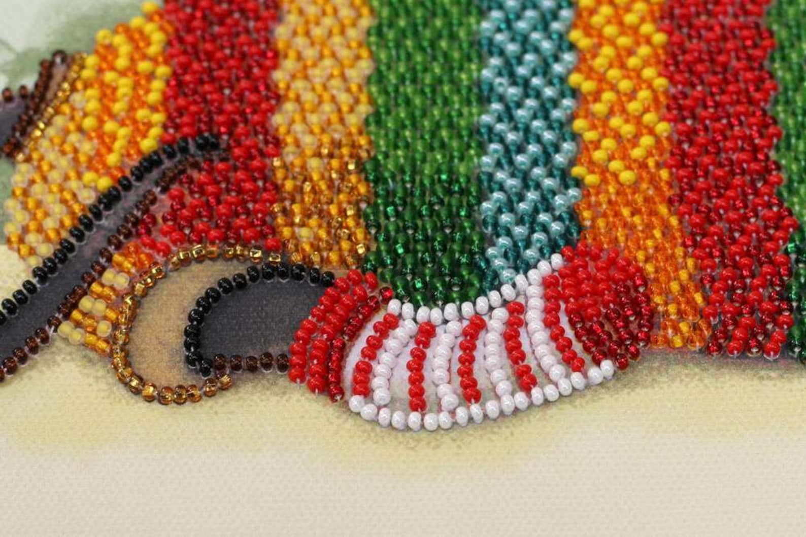 DIY Bead Embroidery Kit, Cute Dachshund Dog, Needlepoint Kits Home Wall