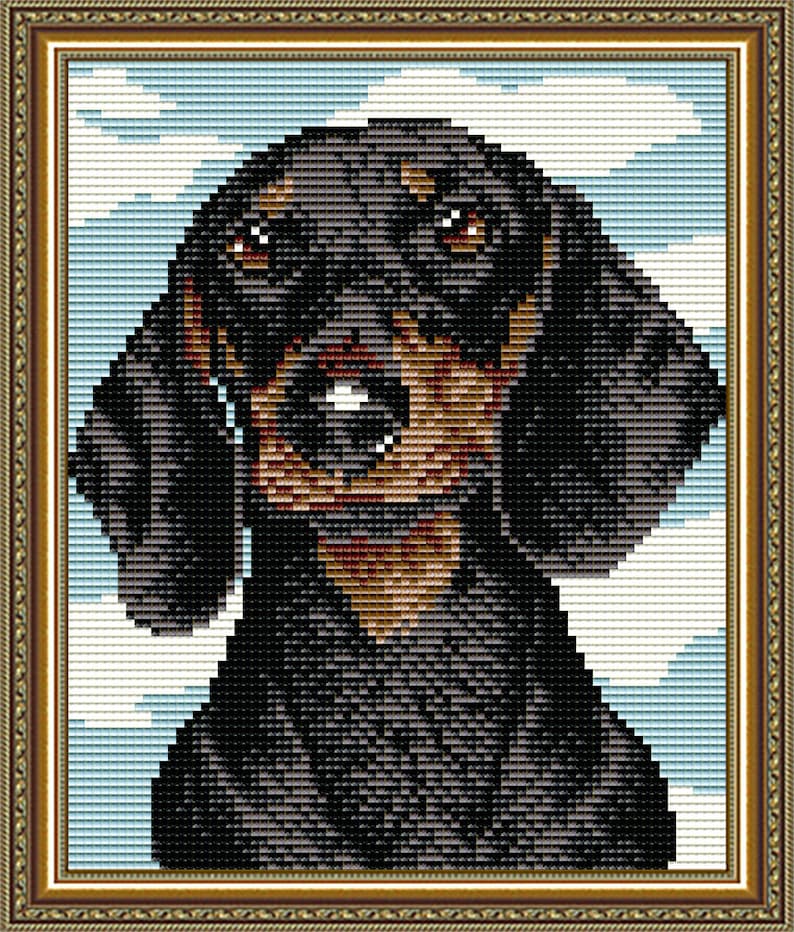 DIY Diamond painting kit DachshundDog Full square drill Etsy