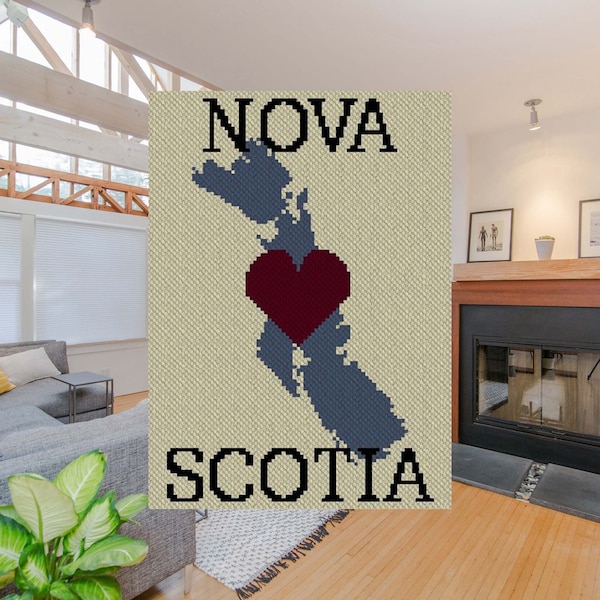 Cross Stitch Nova Scotia Pattern Etsy