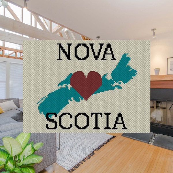 Cross Stitch Nova Scotia Pattern Etsy