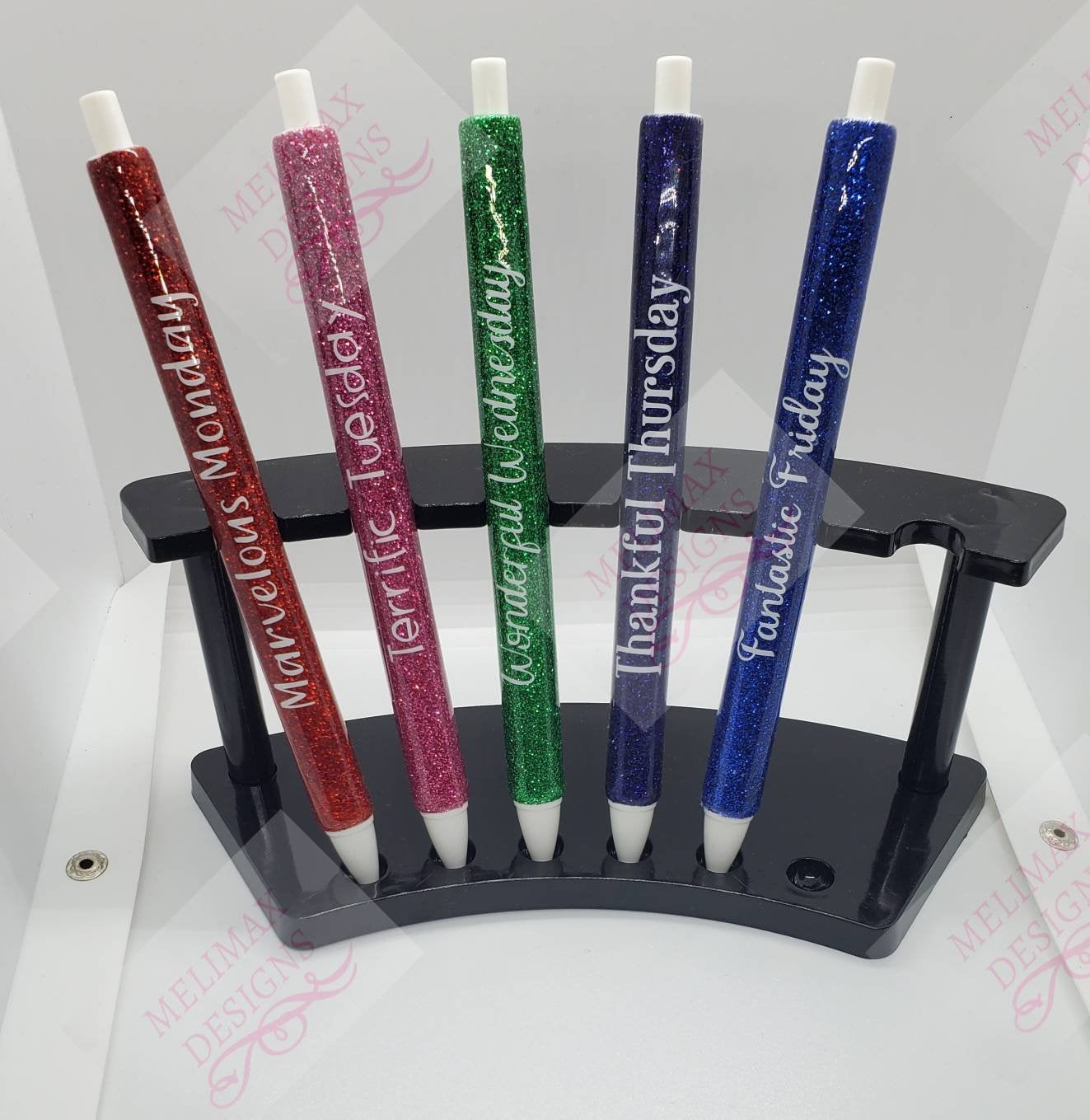 Days of the Week Pen Set 5 Total - Etsy