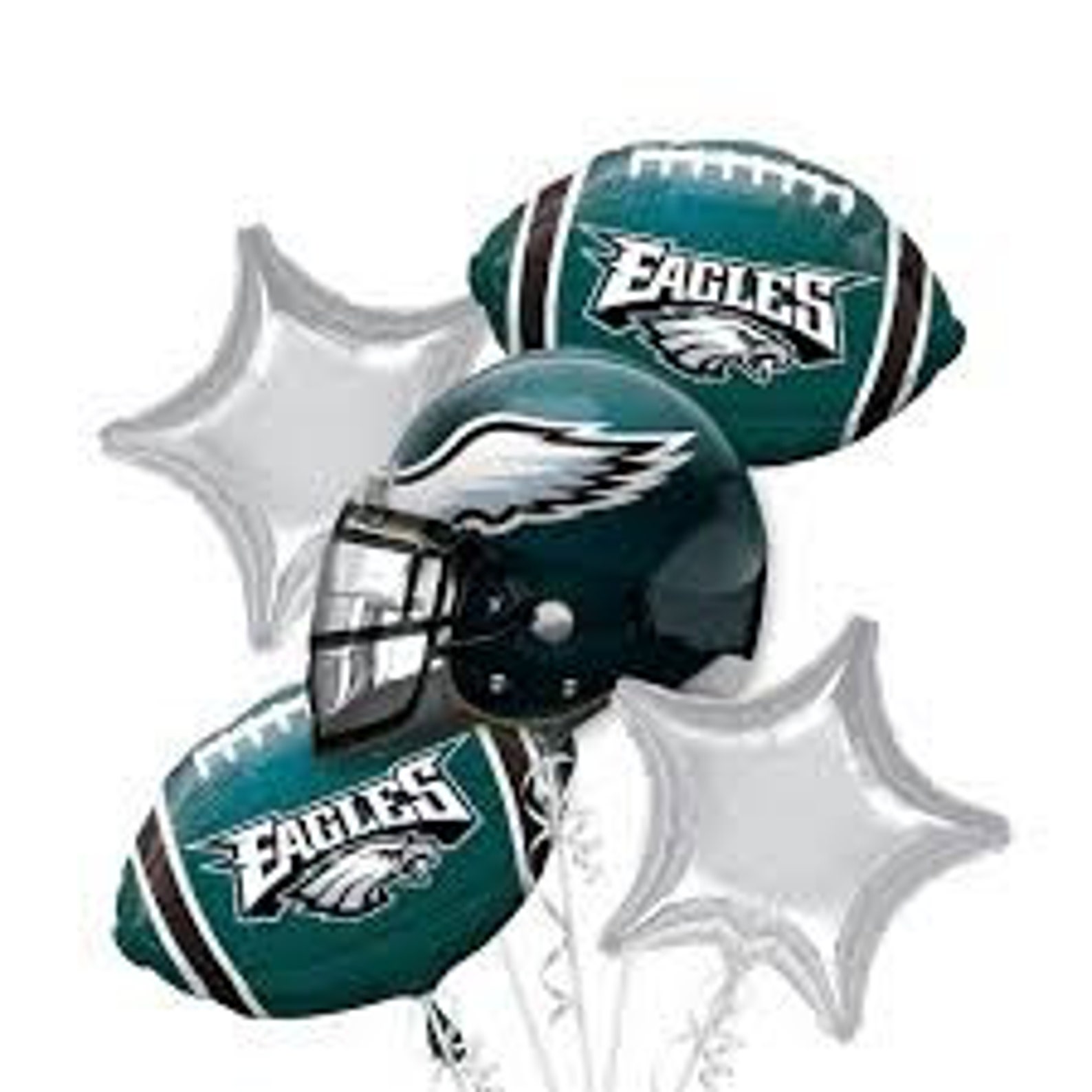 Philadelphia Eagles Football Balloon Bouquet Balloons Etsy
