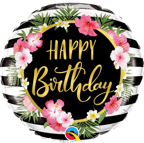Feliz cumpleaños mylar globo de flores .feliz cumpleaños l - Etsy México Feliz cumpleaños mylar globo de flores .feliz cumpleaños l - Etsy México