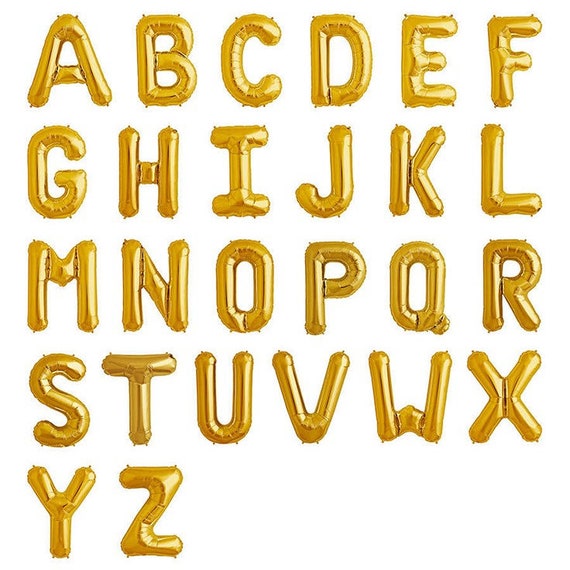 jumbo letter balloons