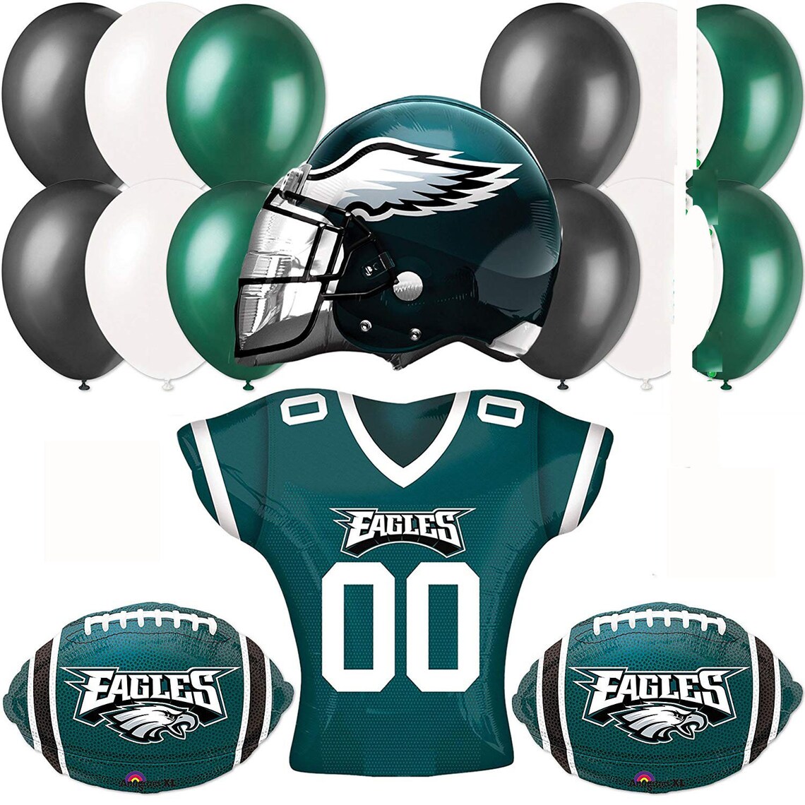 Philidelphia eagles football balloon bouquet balloons Etsy