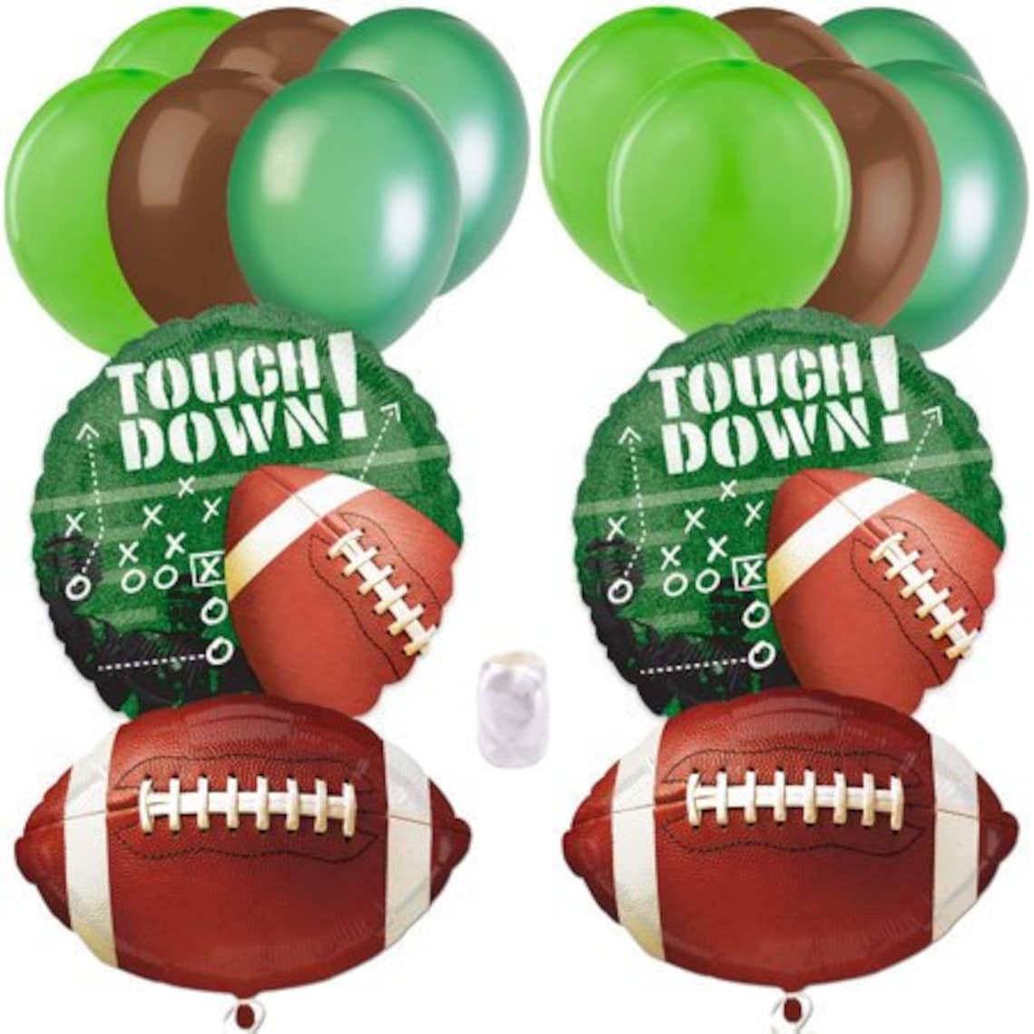 Football Balloon Bouquet Football Balloons Referee Mylar Etsy
