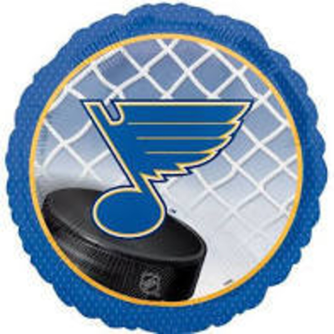 St Louis Blues Hockey Balloon Sports Balloon Sports Mylar Etsy
