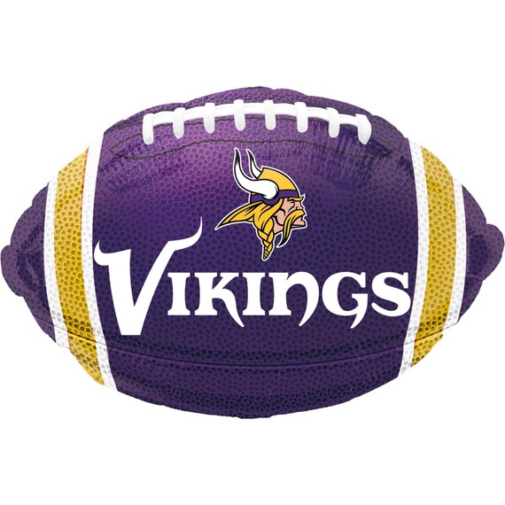 Minnesota Vikings Football Mylar Vikings Football Balloon Etsy