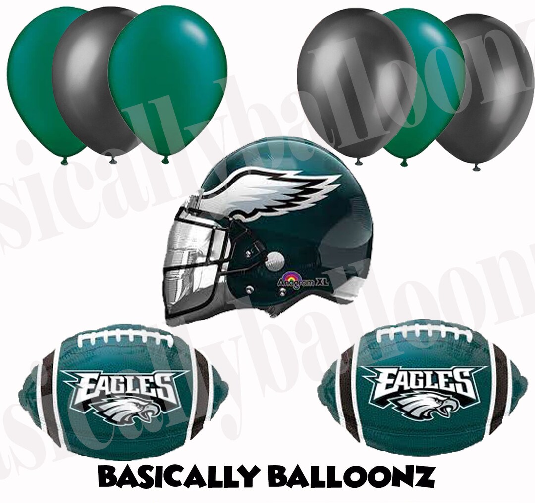 Philadelphia Eagles Football Team Balloon Bouquet Balloons Etsy
