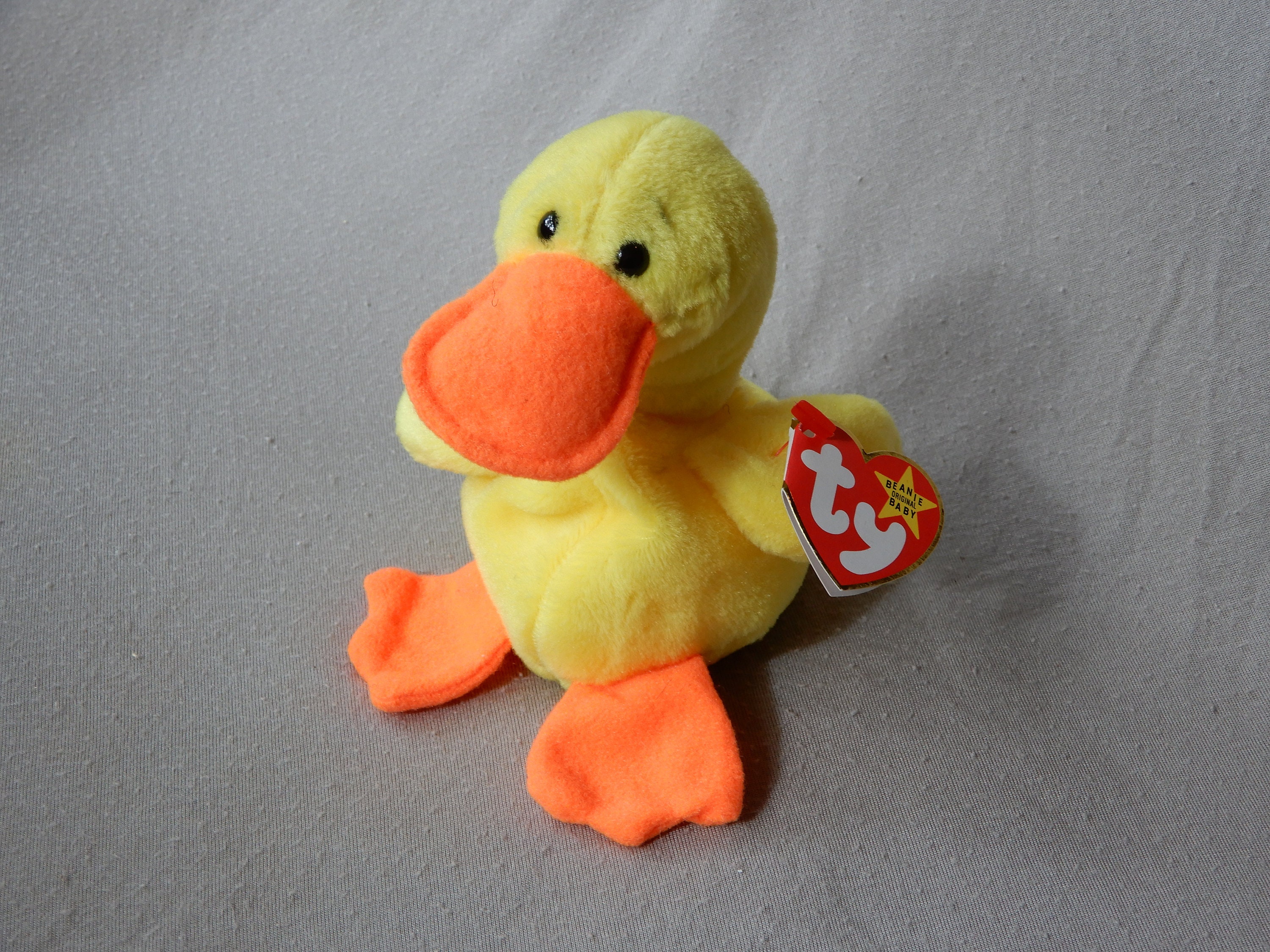 Ty Beanie Babys Quackers The Duck 6" Plush Toy for sale online 4024 