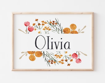 Custom Name Art Etsy Custom Name Art Etsy