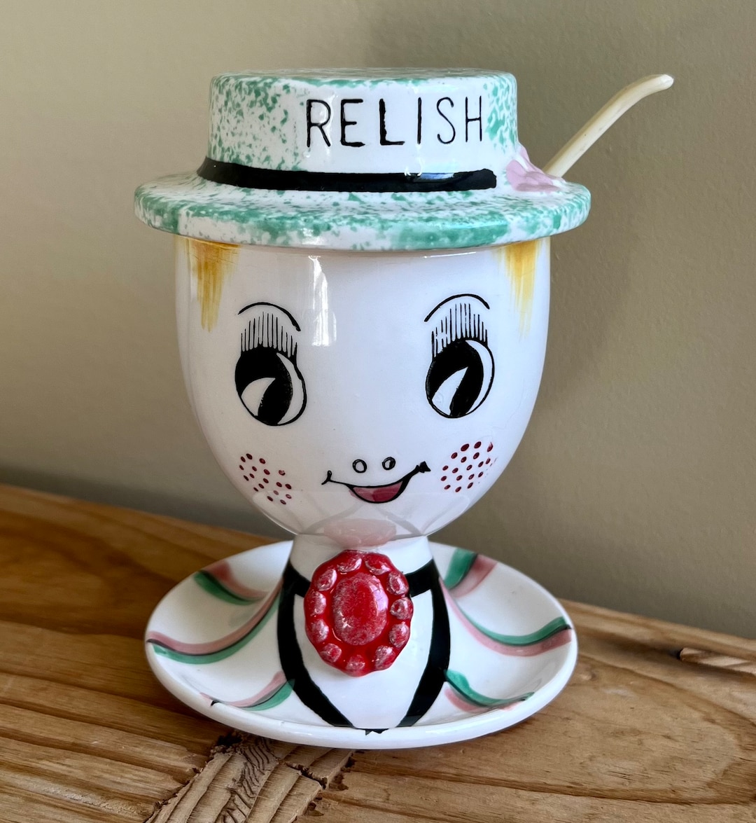 LEGO Giappone 1959 Tazza per condimento con salsa Head Relish