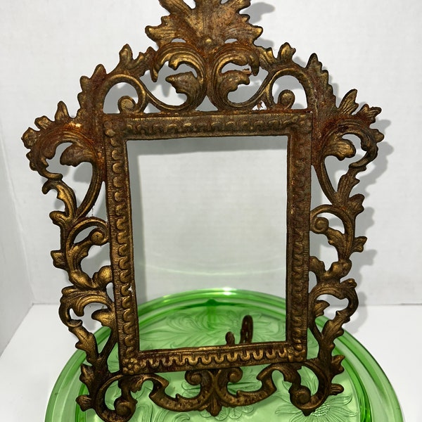 Cast Iron Victorian Picture Frame Etsy