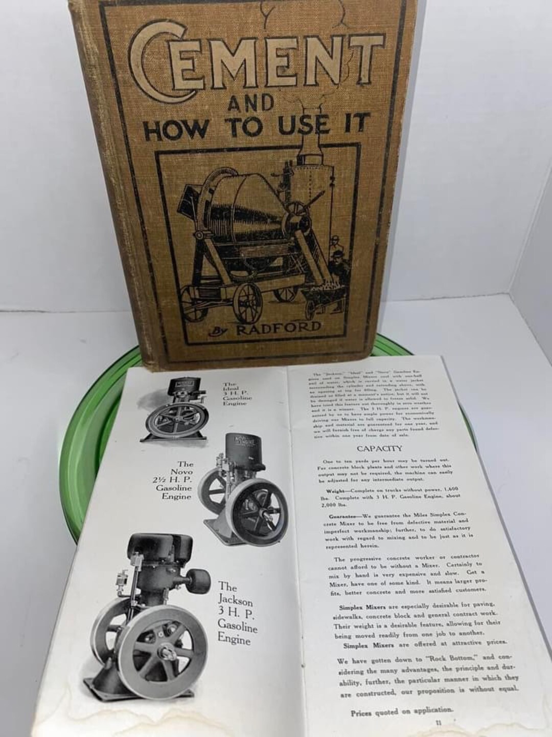 Antique 2 Early Cement Catalog & Book 1900s Vintage Etsy