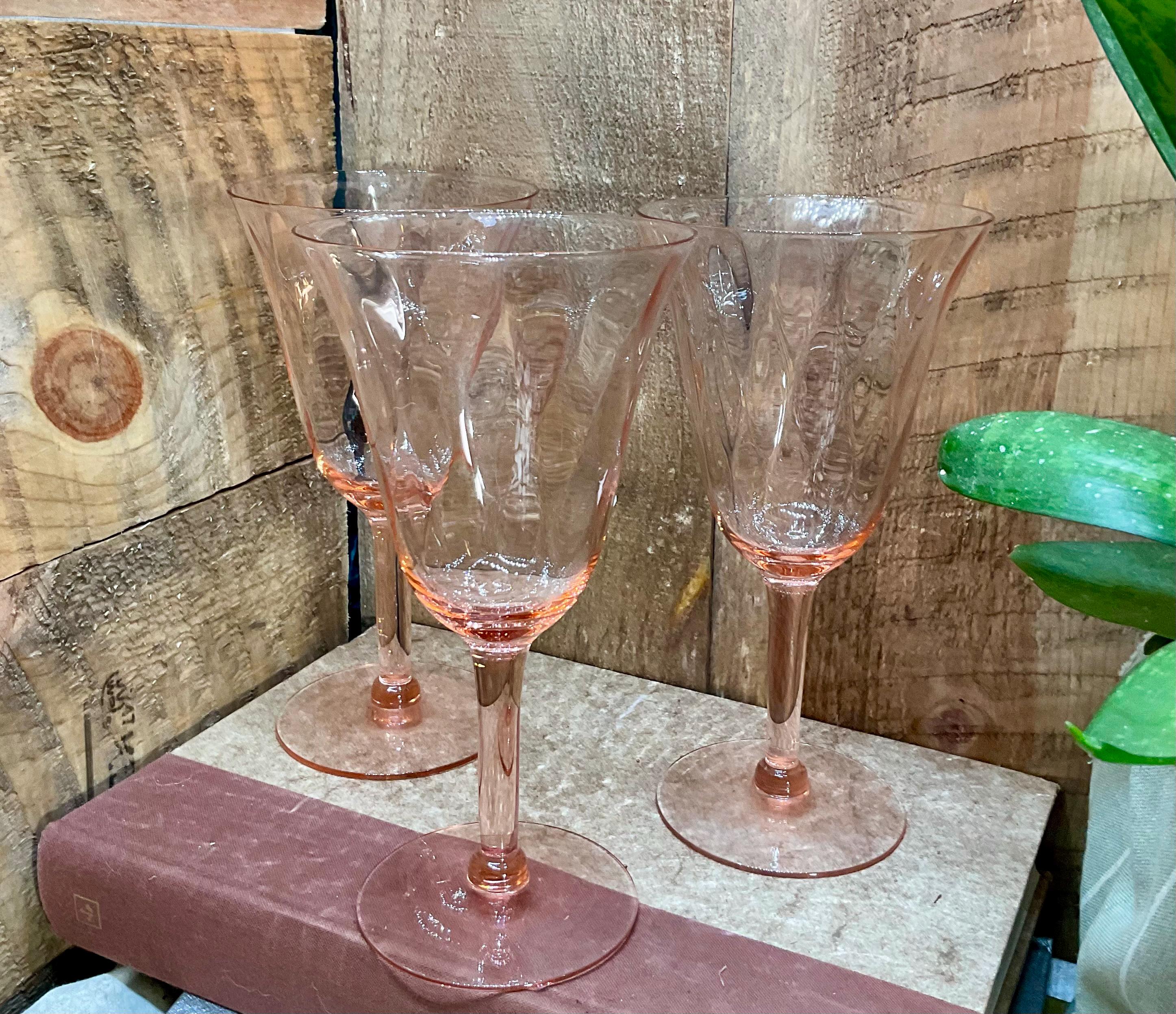 Antique Pink Glasswares - Etsy