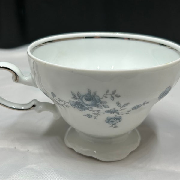 Johann Haviland Blue Garland Footed Tea Cup