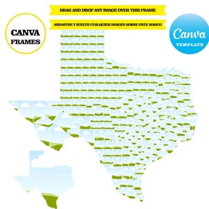 Texas, marco elementos de ciudades de USA, arastrar i soltar, añadir na propio fondo, añadir su imagen, pobierz cyfrowo