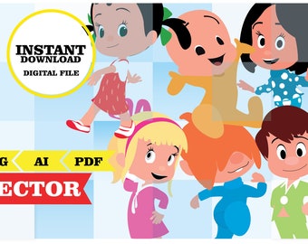 Cleo y Cuquin, Bilder, Clipart SVG, AI, PDF Vektor