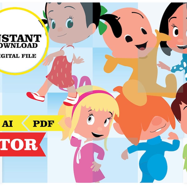 Cleo y Cuquin, Bilder, Clipart SVG, AI, PDF Vektor