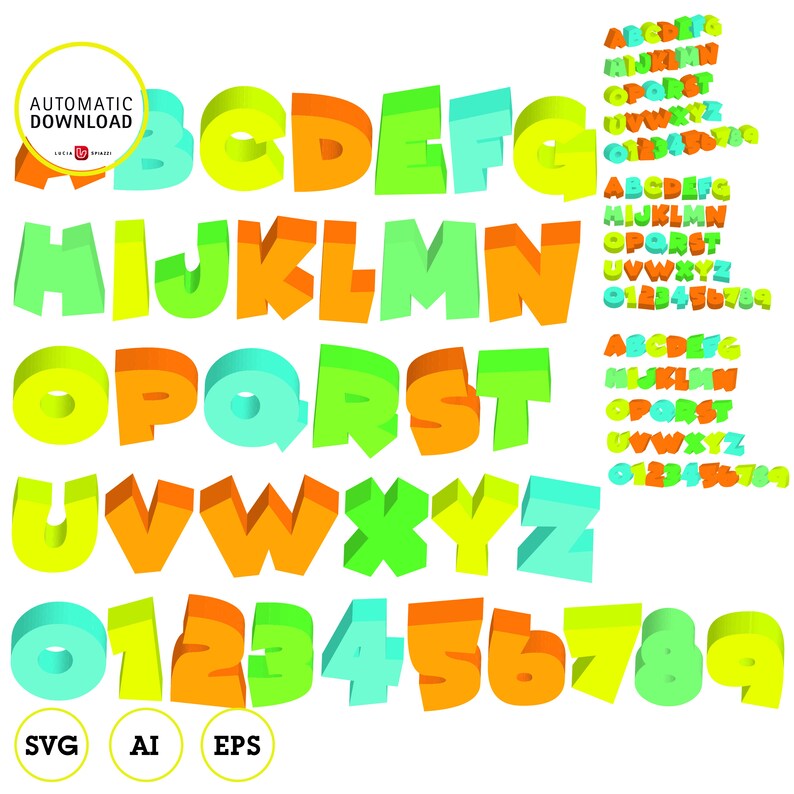 Download Paper Clipart 3d Transparent Background Alphabet 3d Svg Eps Vector Editable 4 Different Perspective Ai Immediate Download Paper Party Supplies