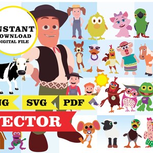 La granja de Zenón,  imagenes, clipart SVG, AI, PDF vector