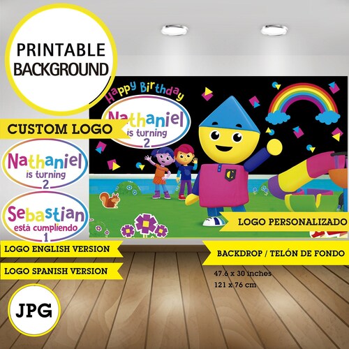 Charlie's Colorforms City Birthday Banner | Etsy