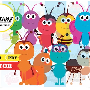 Bichikids, imagenes, clipart SVG, AI, PDF vector 画像 1