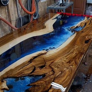 Live Edge River Table Design Your Own Rivertable Console Coffee