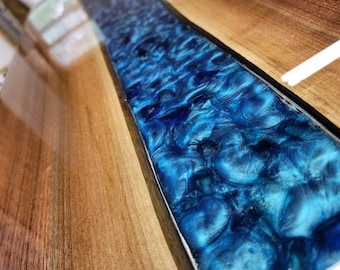 Custom Dining Table with Epoxy Resin River - Special Order