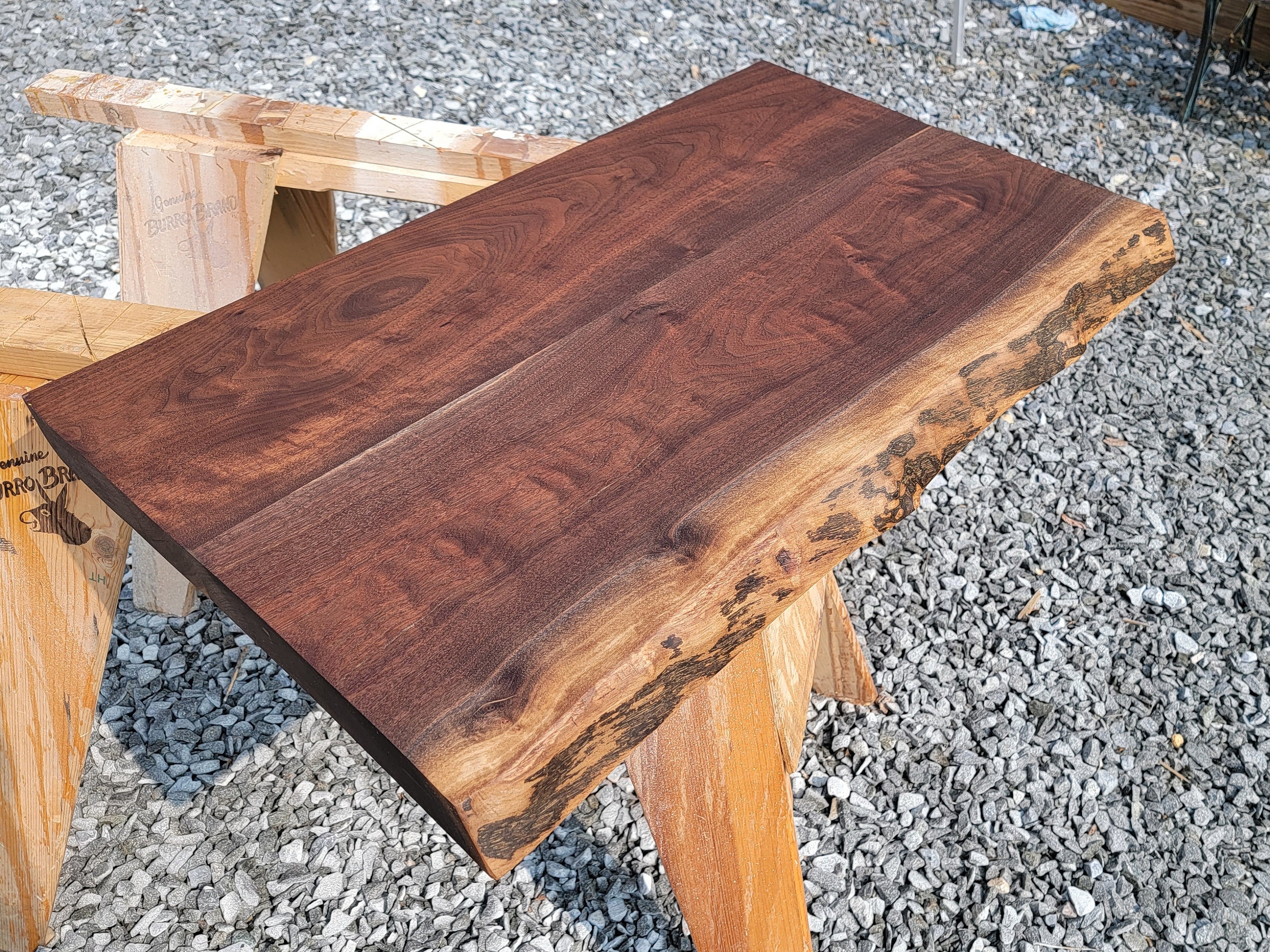 Black Walnut Wood Shelves Live Edge Wood Shelf Custom Cut Etsy