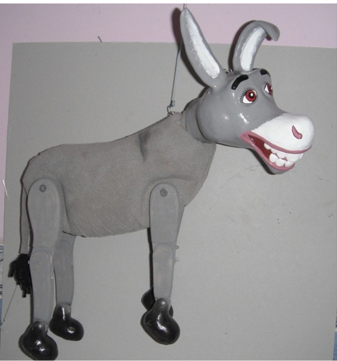 Shrek Donkey Puppet Etsy