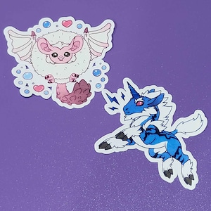 Sticker brillant Monster Hunter Paolumu ou Kirin