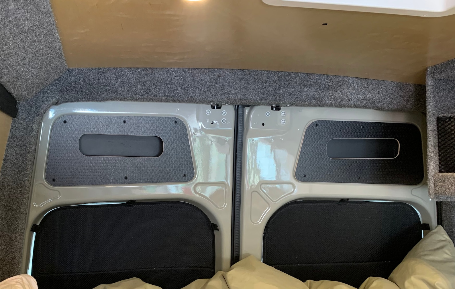 Sprinter Van Rear Door Upper Cubby Storage Set Etsy