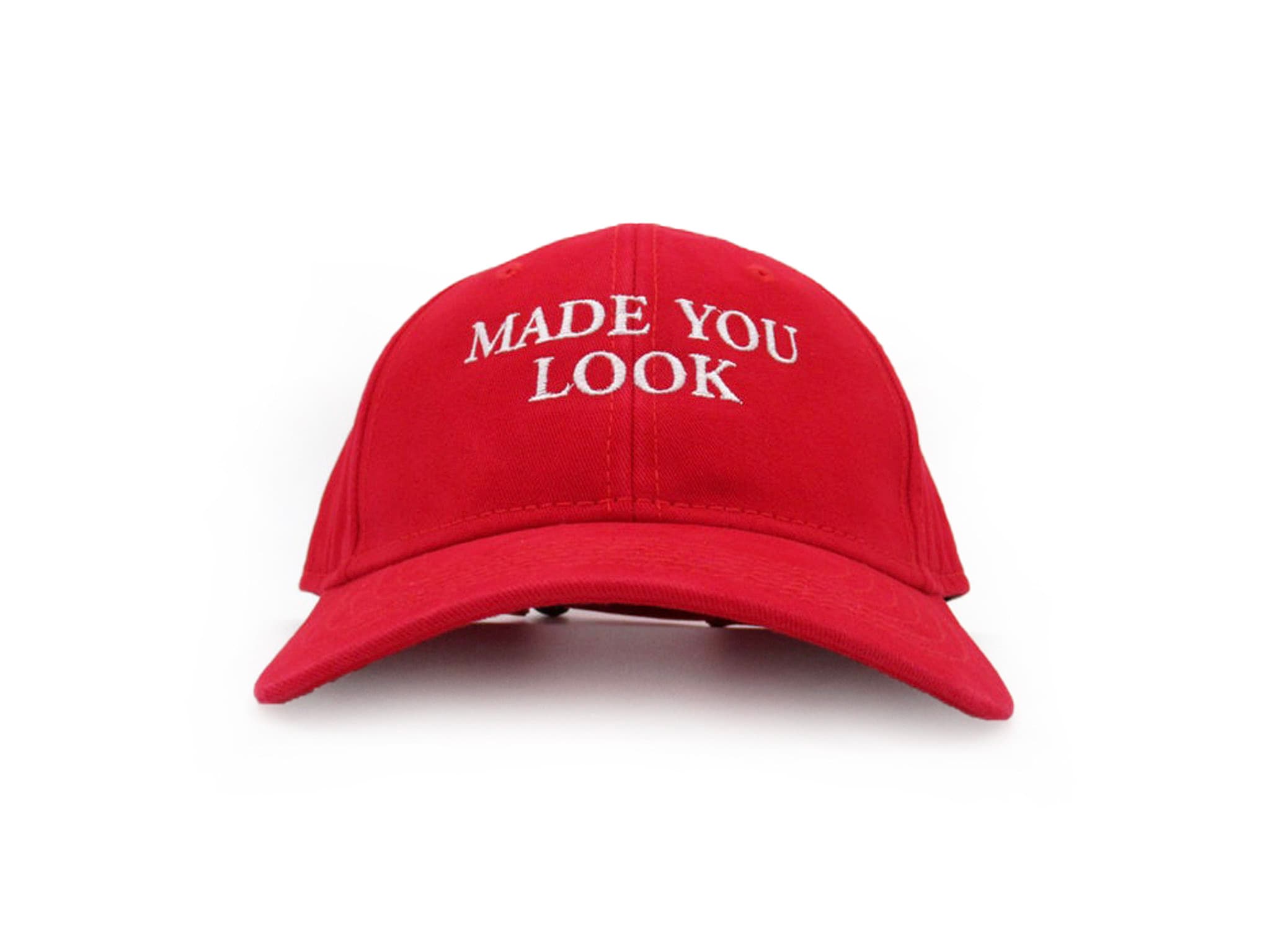 Made You Look Hat Embroidered Cap Stitched Baseball Hat Structured