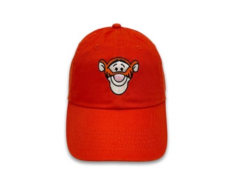 Tigger Cute Winnie The Pooh Embroidered Cap | Pooh and Friends | Adult and Kids Unstructured Hat Embroidered with Polyneon Thread