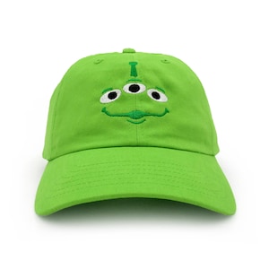 Toy Story Alien Hat Embroidered Cap Stitched Baseball Hat Unstructured Hat Alien Little Green Men Stitched Cap Pizza Planet