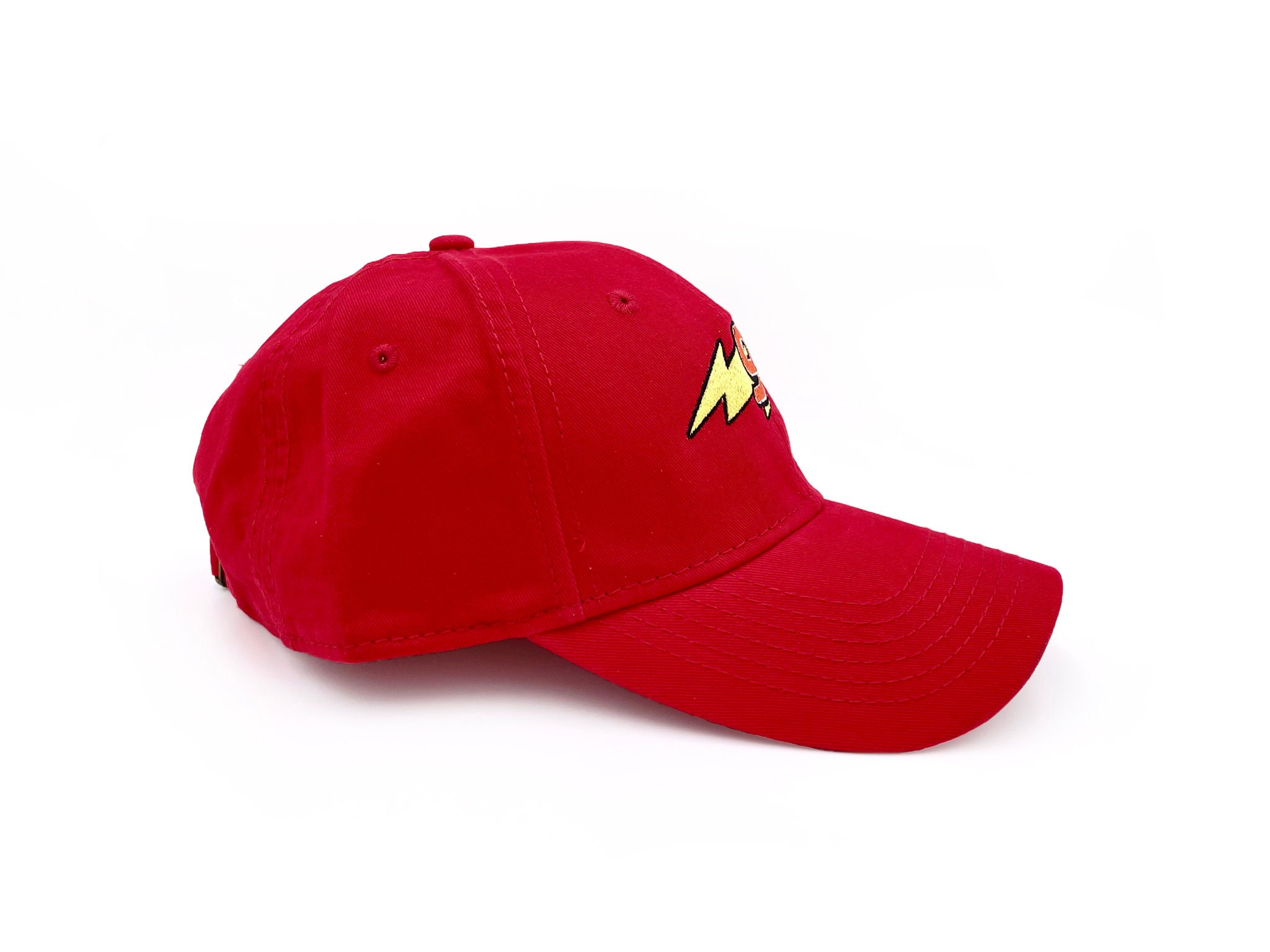 ハット MCQUEEN Logo embroidery cap MSRP $390, Alexander McQueen Oversized Embroidered Logo Hat