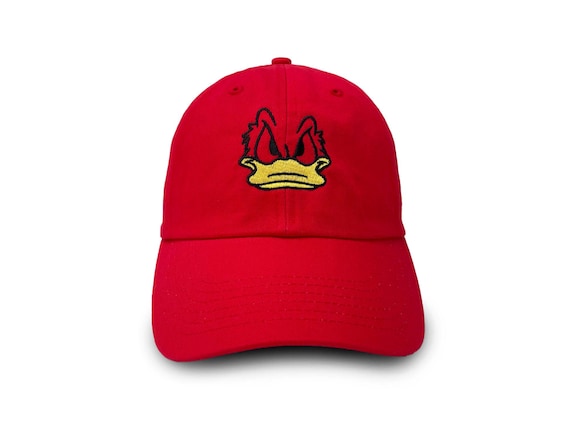 Angry Donald Duck Embroidered Hat 