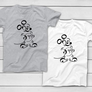 Disney Mickey Mouse Music Notes T-Shirt - Disney Group Shirts - Fluent In Disney Songs T-Shirt