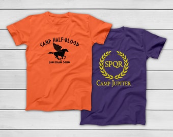 Campamento Júpiter - Camiseta Ramas de las Crónicas Mestizas - Camiseta unisex para adultos de Percy Jackson y el Olimpo SPQR - Disfraz de Halloween