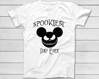El día más espeluznante de la historia - Jack Skellington T-Shirt For Mickey's Not So Scary Halloween Party - Disney Group Shirts - Halloween Costume T-Shirts