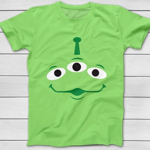 Toy Story Aliens T-Shirt - Pizza Planet Alien - Little Green Men Disney Group Shirts - Funny Mickey&#39;s Not So Scary Halloween Party