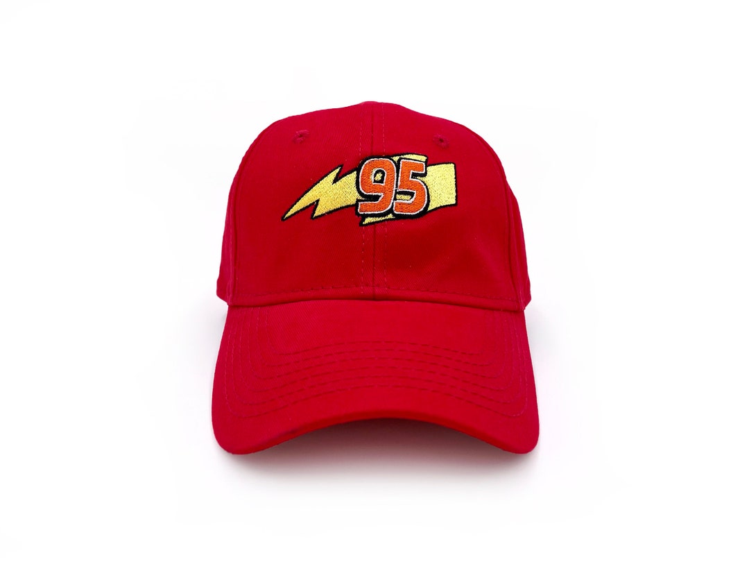 95 Lightning Mcqueen Hat Embroidered Cap Stitched Baseball