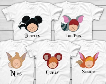 CUSTOM Peter Pan - Lost Boys T-Shirts | Disney Mickey Ears - Group Shirts - Tootles Nibs Curly Slightly The Twins - Halloween