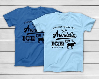 Arendelle Finest Quality Ice Co - Disney Frozen T-Shirts - Disney Family Vacation - Anna Elsa Kristoff Sven Olaf