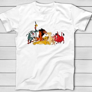 The Lion King Characters - Animal Kingdom - Simba Nala Scar Rafiki Timon Pumba - Disney Group Shirts -Disney Family Vacation