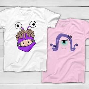 Monsters University Mike Wazowski James P. Sullivan / Sully Roz Randall Boggs Celia - Halloween Group Costume T-Shirts - Disney Trip